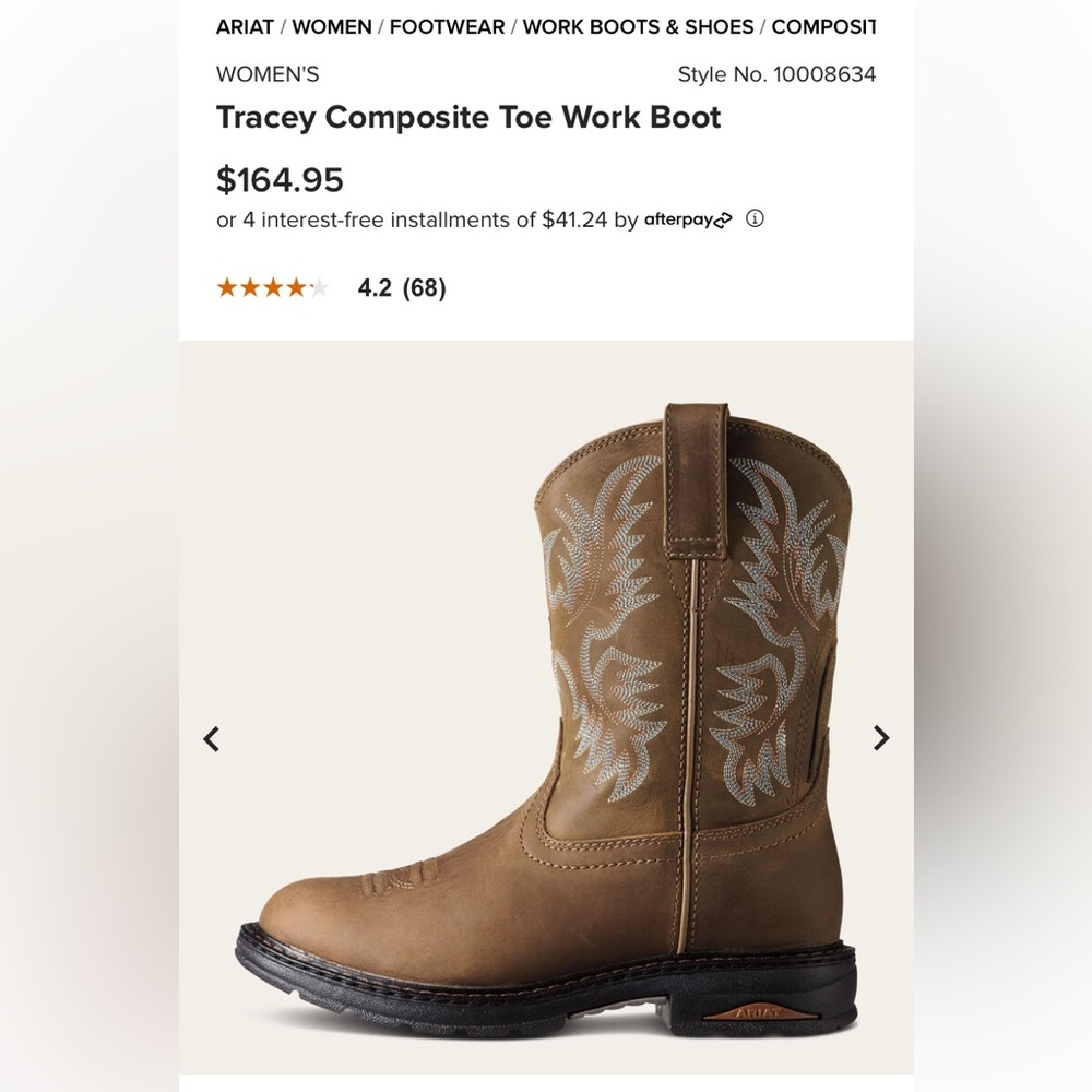 Ariat Women’s Tracy Composite Toe Work Boots